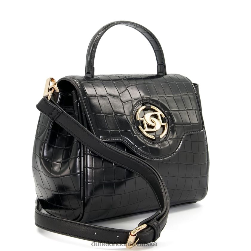 žene srednja torba s krokodlakom Dune London H2BDNP7 milijun crno