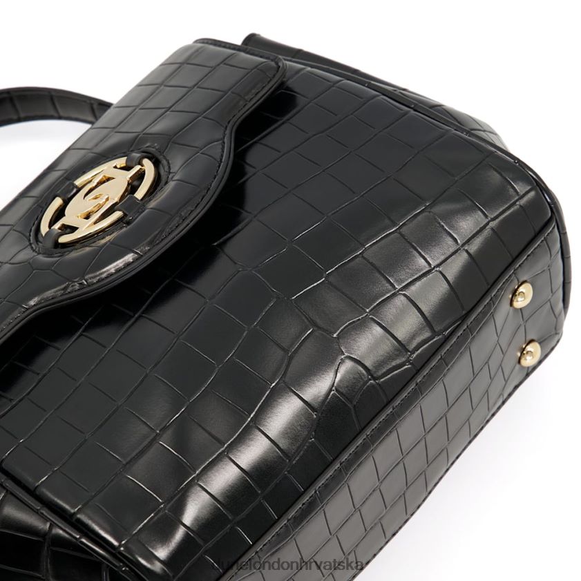 žene srednja torba s krokodlakom Dune London H2BDNP7 milijun crno