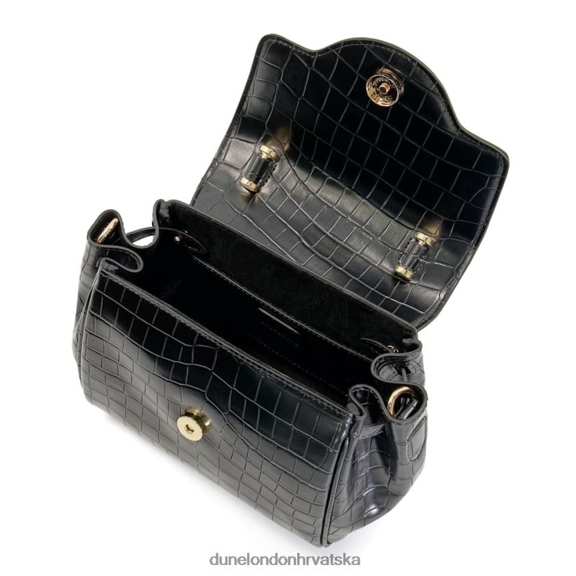 žene srednja torba s krokodlakom Dune London H2BDNP7 milijun crno