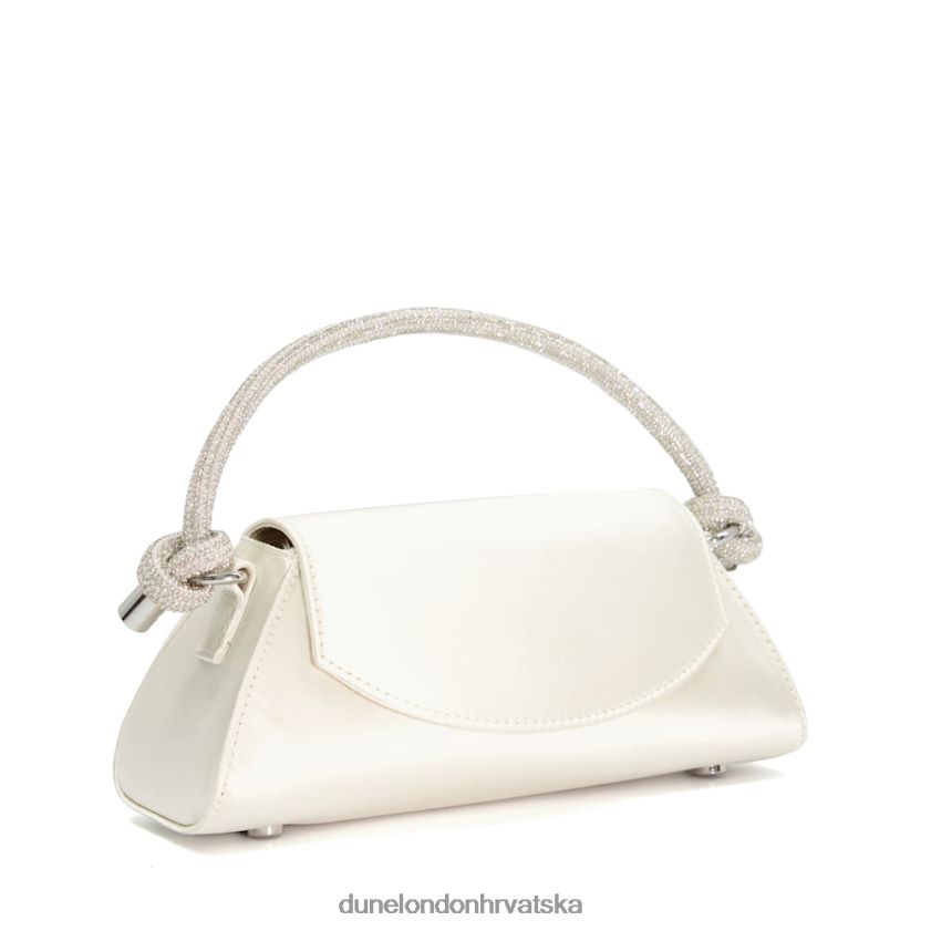 žene torba za vjenčanje od satena s dijamantima Dune London H2BDNP14 brynley slonovača
