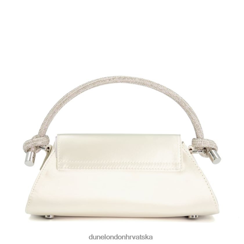 žene torba za vjenčanje od satena s dijamantima Dune London H2BDNP14 brynley slonovača