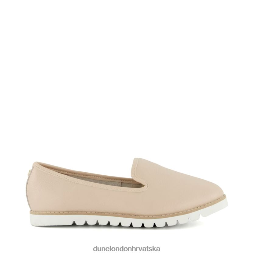 žene ležerne natikače s naborima Dune London H2BDNP93 galeoni ekru