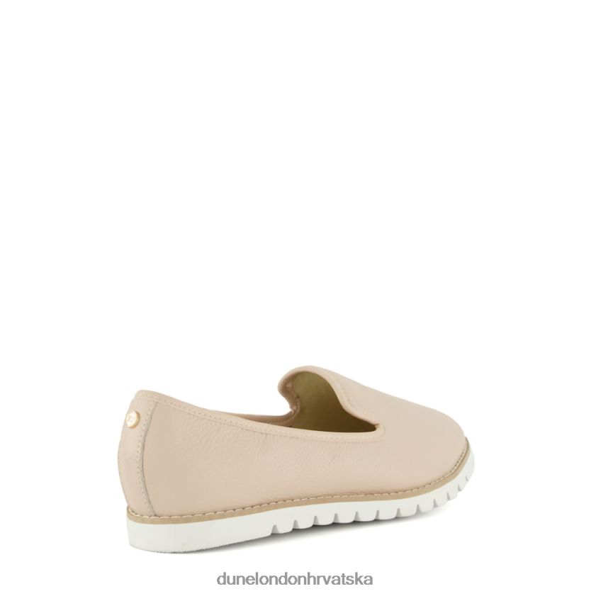 žene ležerne natikače s naborima Dune London H2BDNP93 galeoni ekru