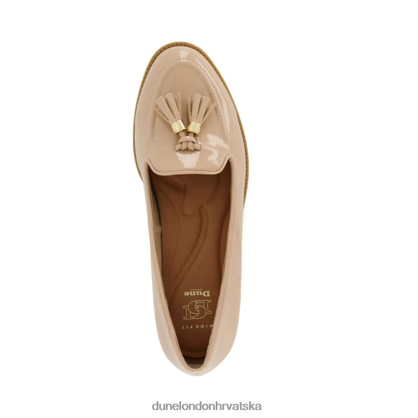 žene mokasinke širokog kroja s resicama Dune London H2BDNP102 globalno rumenilo