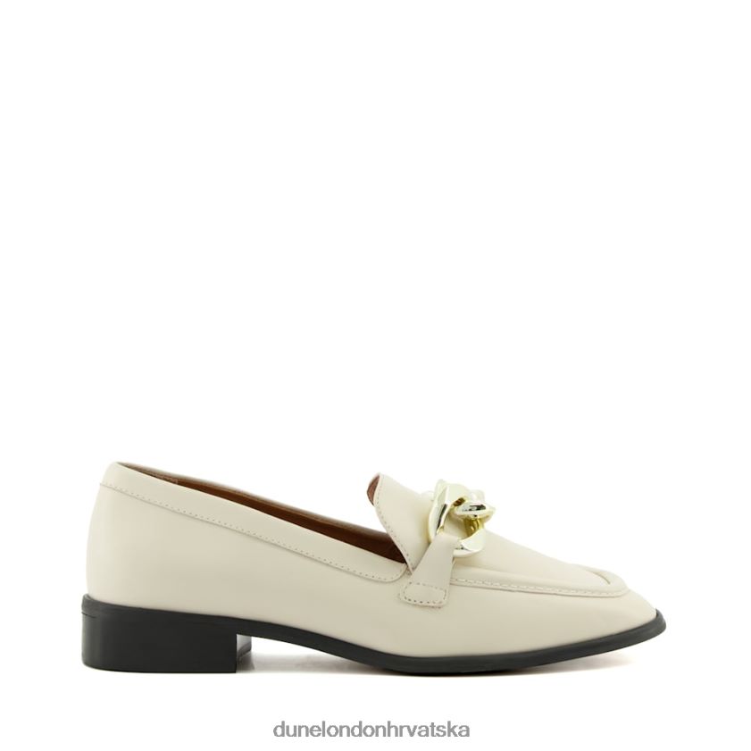 žene mokasinke s lančićima Dune London H2BDNP125 letimičan pogled ekru