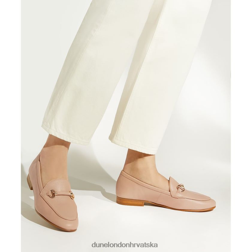 žene mokasinke s metalnim ukrasima Dune London H2BDNP113 veličanstvenost rumenilo