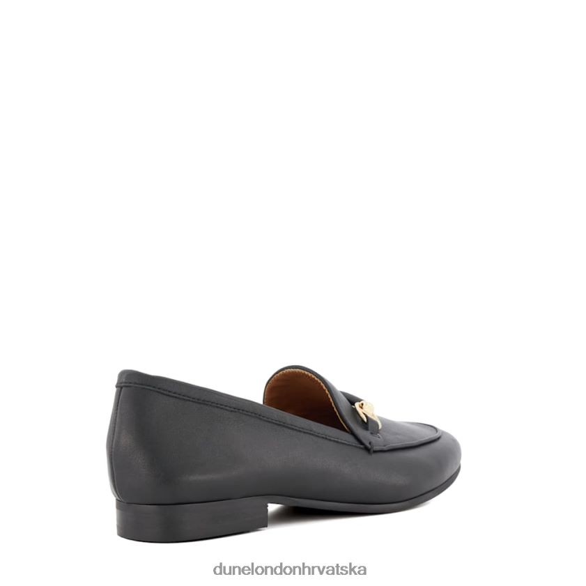 žene mokasinke s metalnim ukrasima Dune London H2BDNP115 veličanstvenost crno