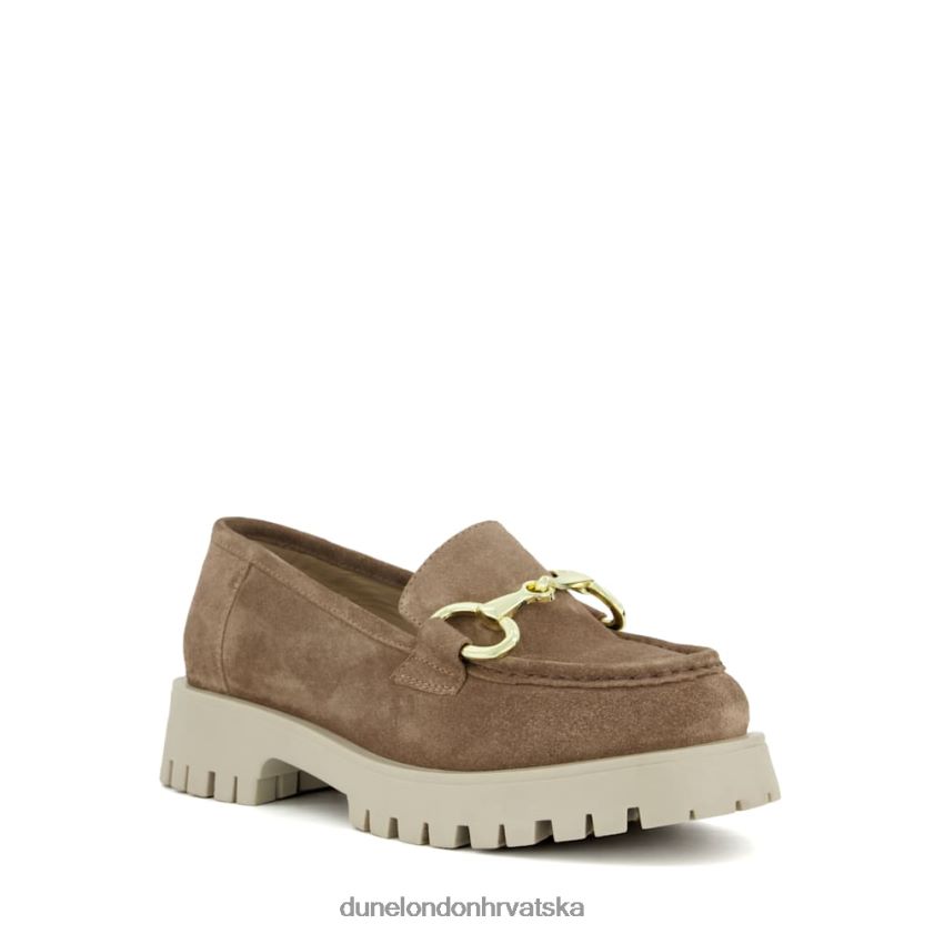 žene zdepaste mokasinke s ukrasima Dune London H2BDNP110 zurio karamela