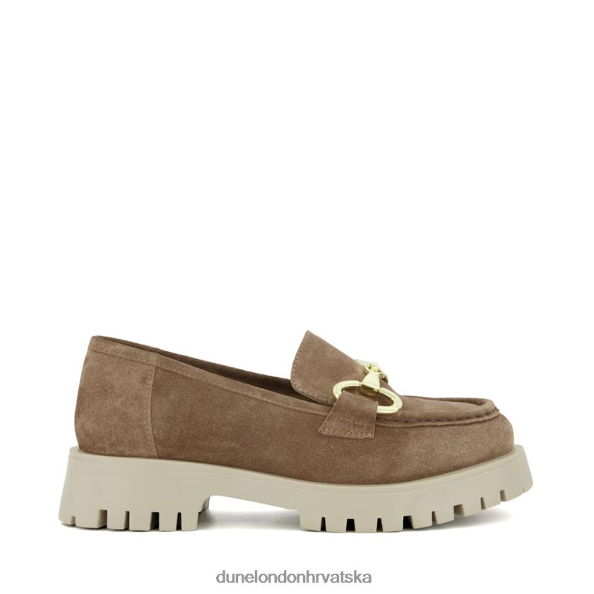 žene zdepaste mokasinke s ukrasima Dune London H2BDNP110 zurio karamela