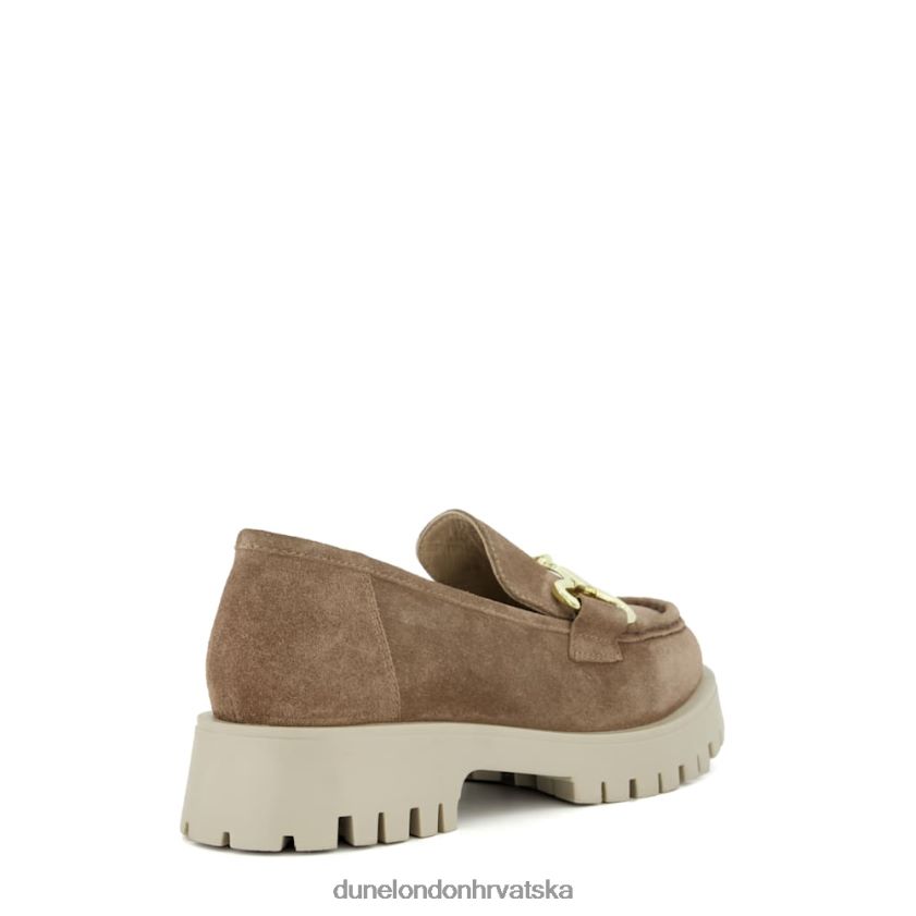 žene zdepaste mokasinke s ukrasima Dune London H2BDNP110 zurio karamela
