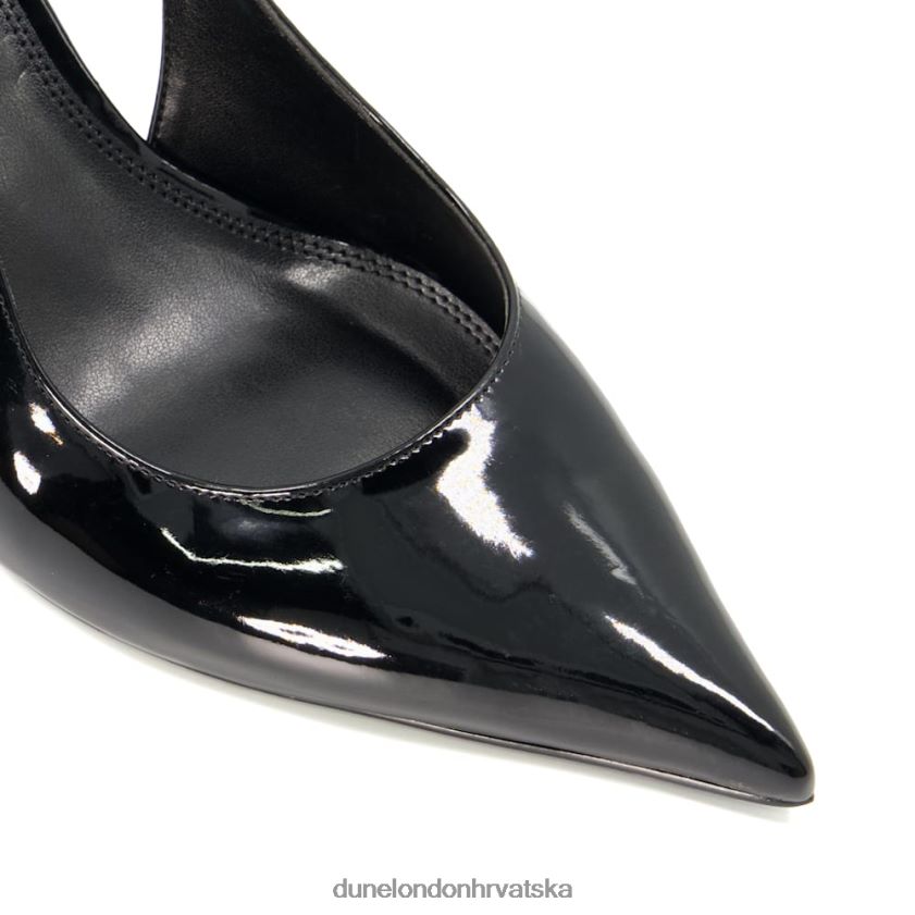 žene dvorske cipele širokog kroja s petom Dune London H2BDNP496 kabina crno