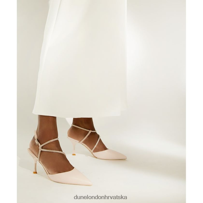 žene dvorske cipele s dijamantom i petom Dune London H2BDNP238 carlota ekru