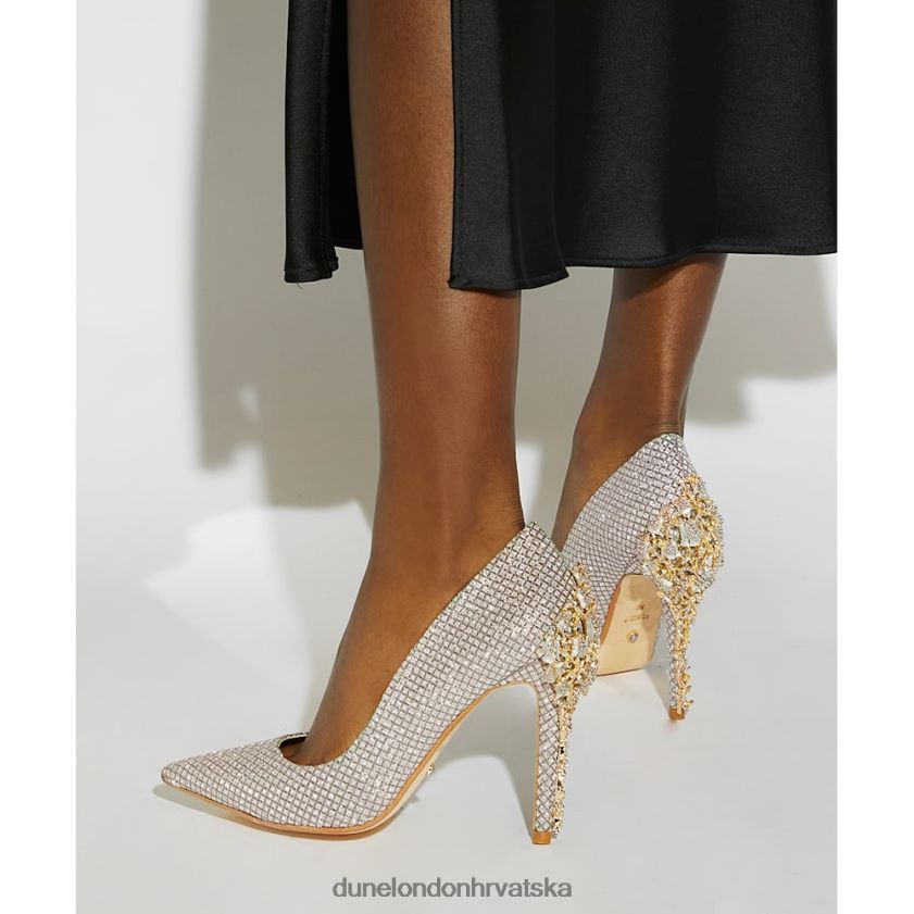 žene dvorske cipele s draguljem Dune London H2BDNP525 audley kositar