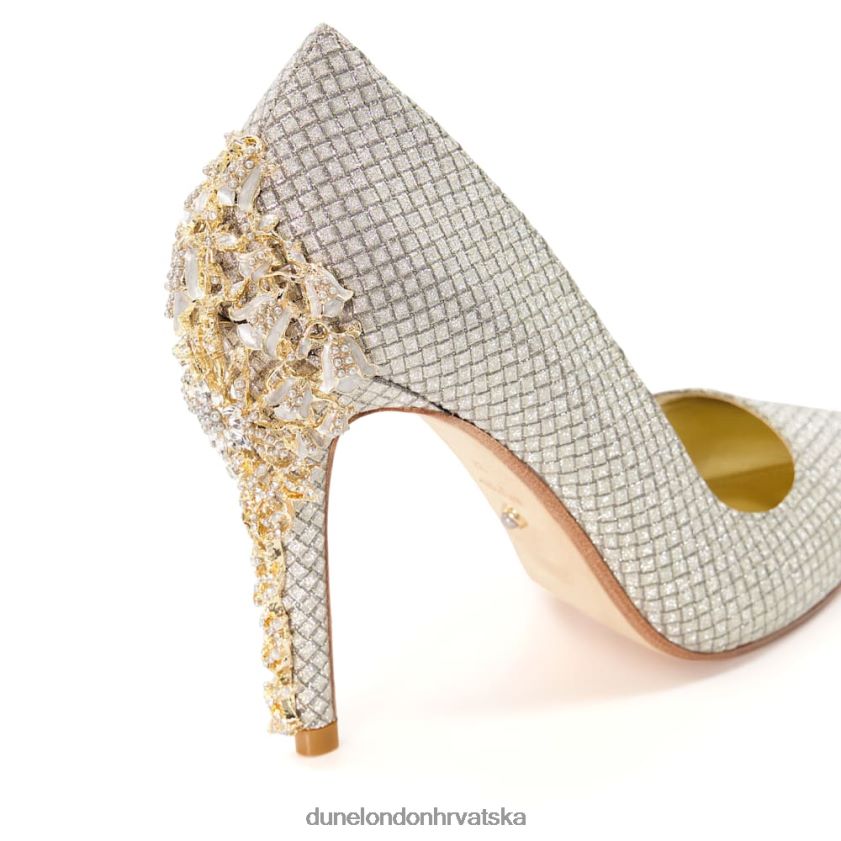 žene dvorske cipele s draguljem Dune London H2BDNP525 audley kositar