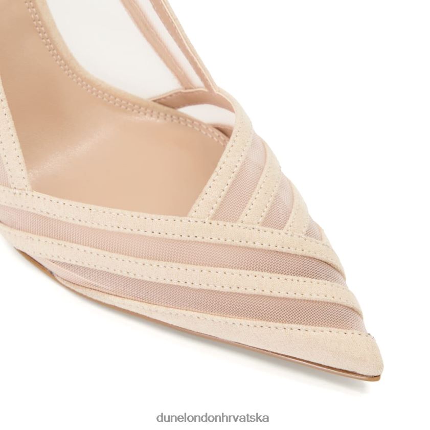 žene dvorske cipele s mrežastim obrubom Dune London H2BDNP473 os gola