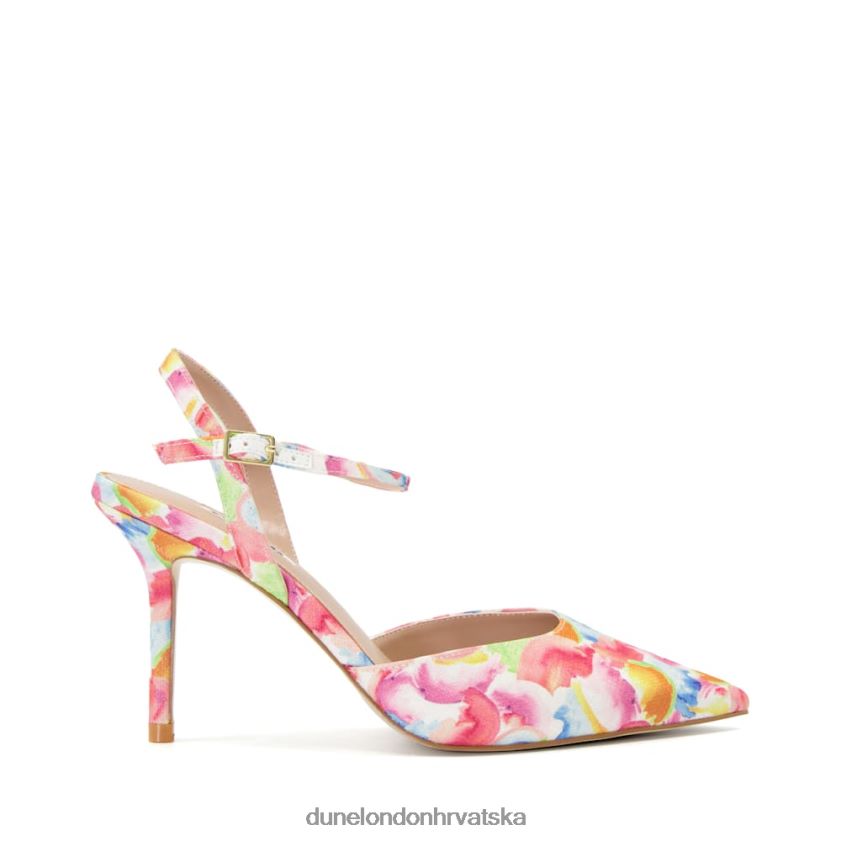 žene dvorske cipele s remenčićem za gležnjeve bez leđa Dune London H2BDNP447 klarisa multi