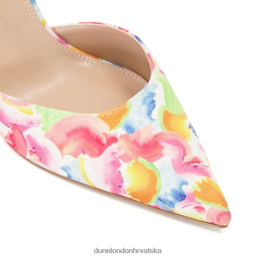 žene dvorske cipele s remenčićem za gležnjeve bez leđa Dune London H2BDNP447 klarisa multi