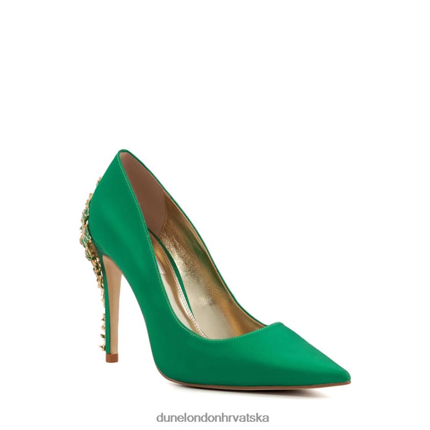 žene emajl-stiletto satenski sudovi Dune London H2BDNP445 audley zelena