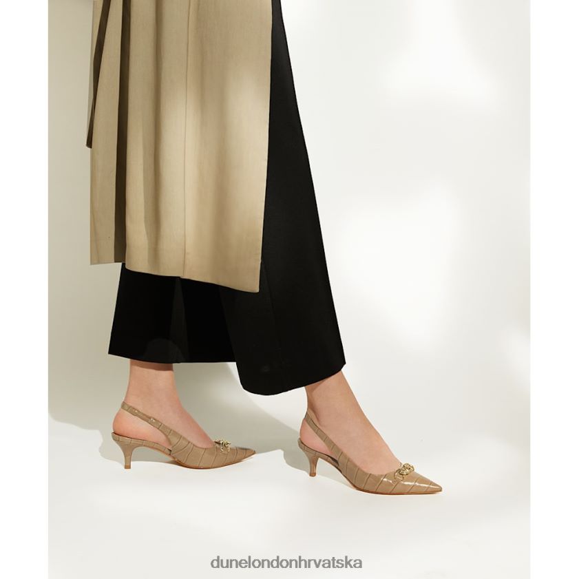 žene lančići slingback kitten heeled tereni Dune London H2BDNP470 Trenutno tupe