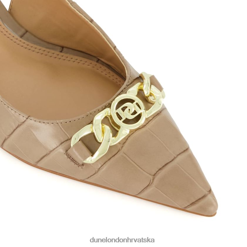žene lančići slingback kitten heeled tereni Dune London H2BDNP470 Trenutno tupe