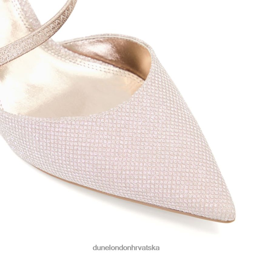 žene mat dvorske cipele s proširenom petom Dune London H2BDNP237 agrumi ružičasto zlatno