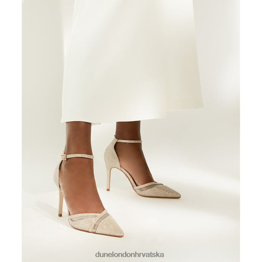 žene metalik dvorske cipele s petom Dune London H2BDNP488 dekan zlato