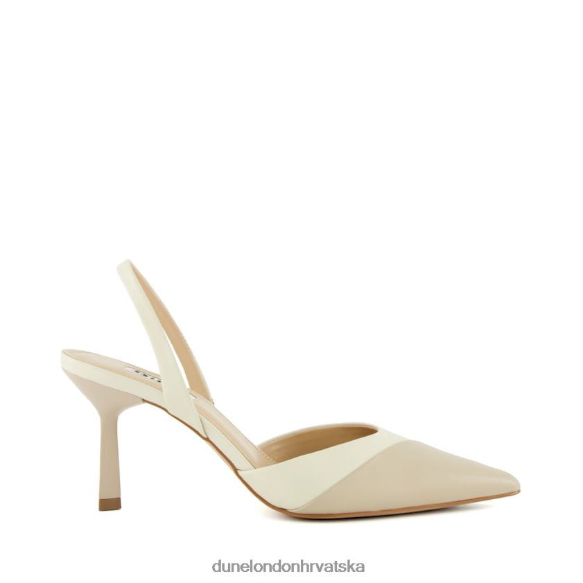 žene slingback dvorske cipele Dune London H2BDNP467 kampanja ekru