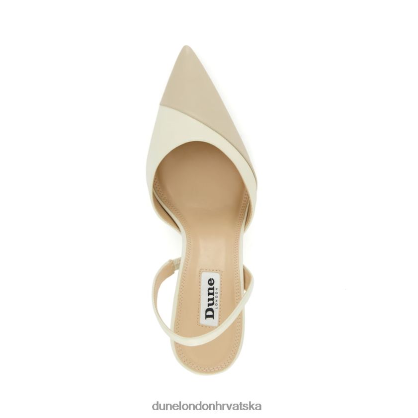 žene slingback dvorske cipele Dune London H2BDNP467 kampanja ekru