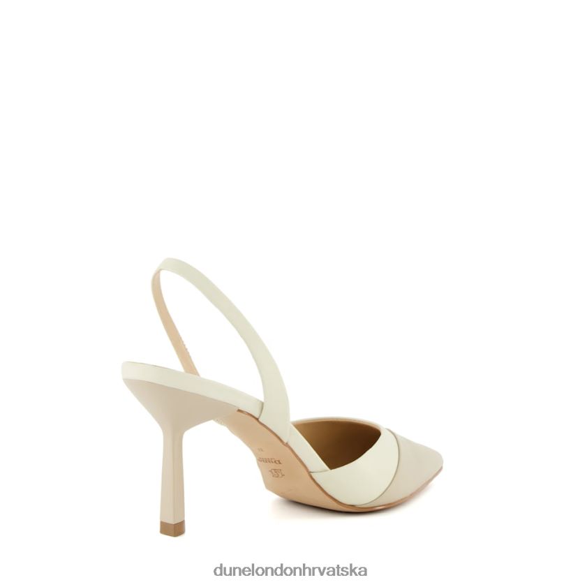 žene slingback dvorske cipele Dune London H2BDNP467 kampanja ekru