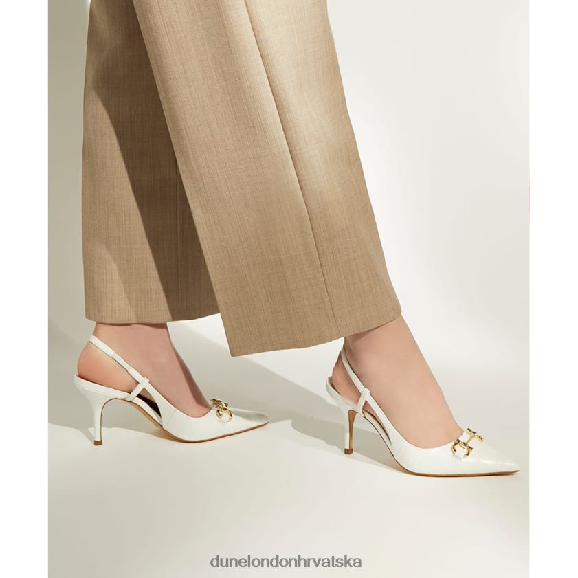 žene slingback tereni s trimom Dune London H2BDNP628 klik bijela