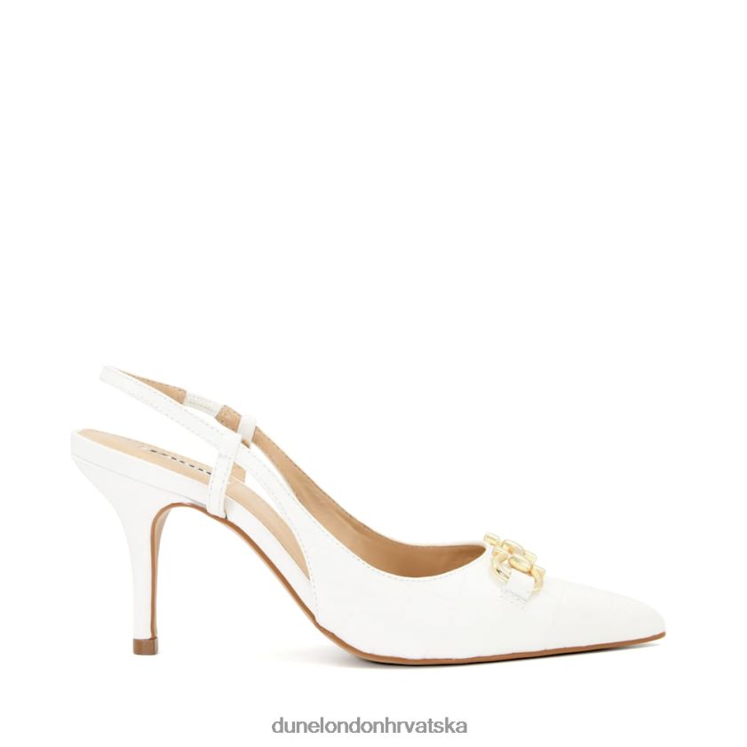 žene slingback tereni s trimom Dune London H2BDNP628 klik bijela