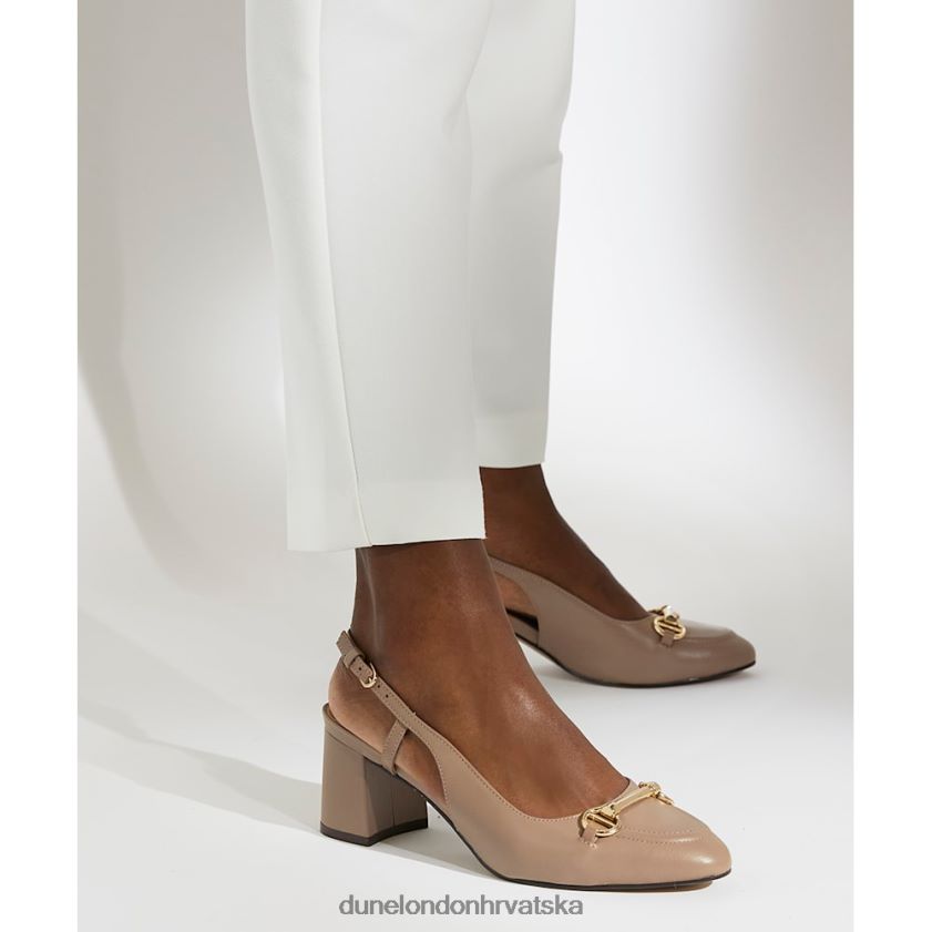 žene trim blok peta slingback tereni Dune London H2BDNP595 cassie tupe