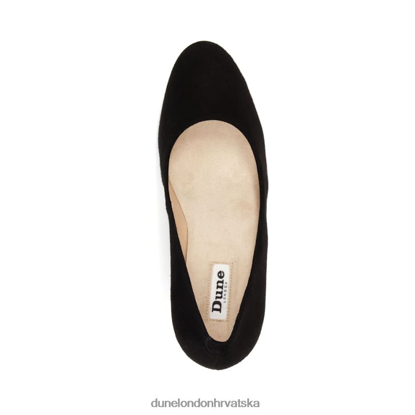 žene udobne tenisice sa srednjom petom Dune London H2BDNP614 pepeljast crno