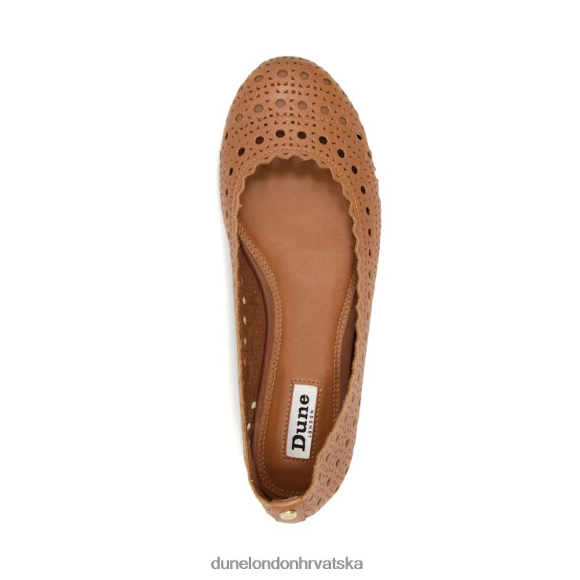 žene balerinke s laserski izrezanim detaljima Dune London H2BDNP619 drljače preplanuli ten