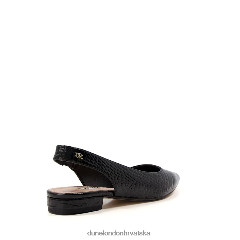 žene baletne salonke s naramenicama Dune London H2BDNP505 karamelo crno