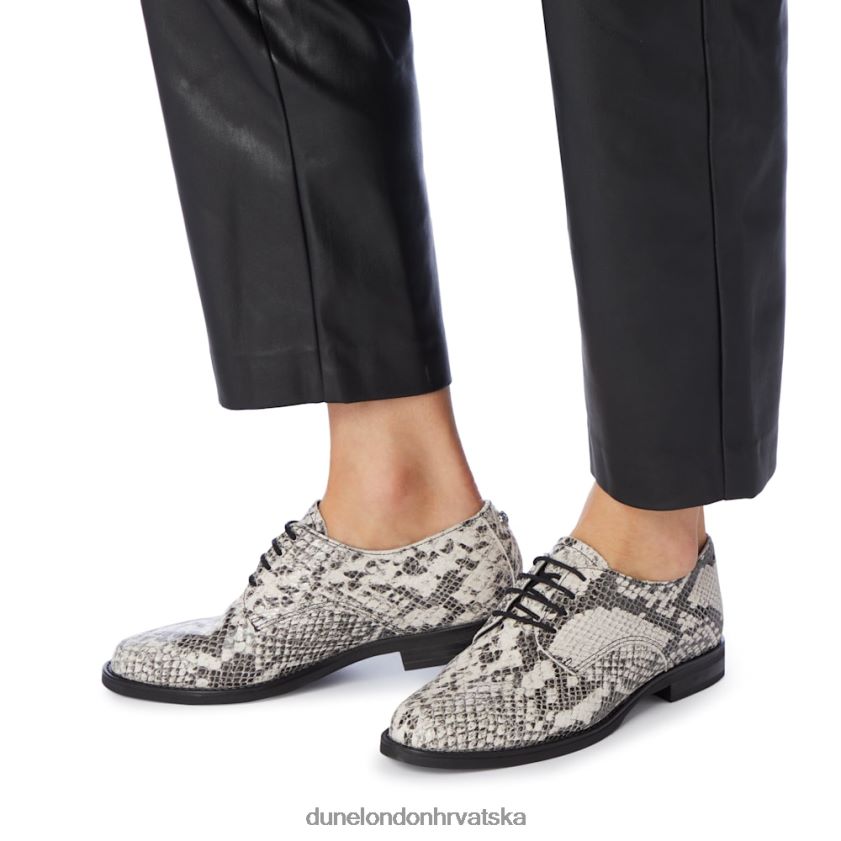 žene kožne cipele na vezivanje Dune London H2BDNP536 flaura prirodni