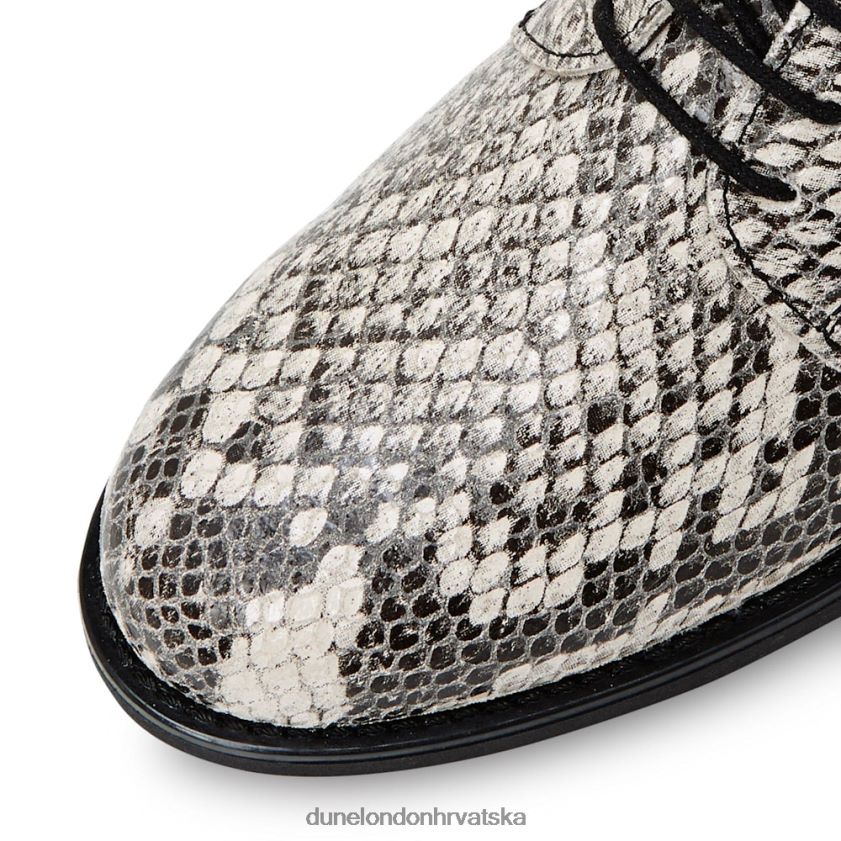 žene kožne cipele na vezivanje Dune London H2BDNP536 flaura prirodni