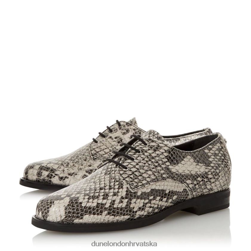 žene kožne cipele na vezivanje Dune London H2BDNP536 flaura prirodni