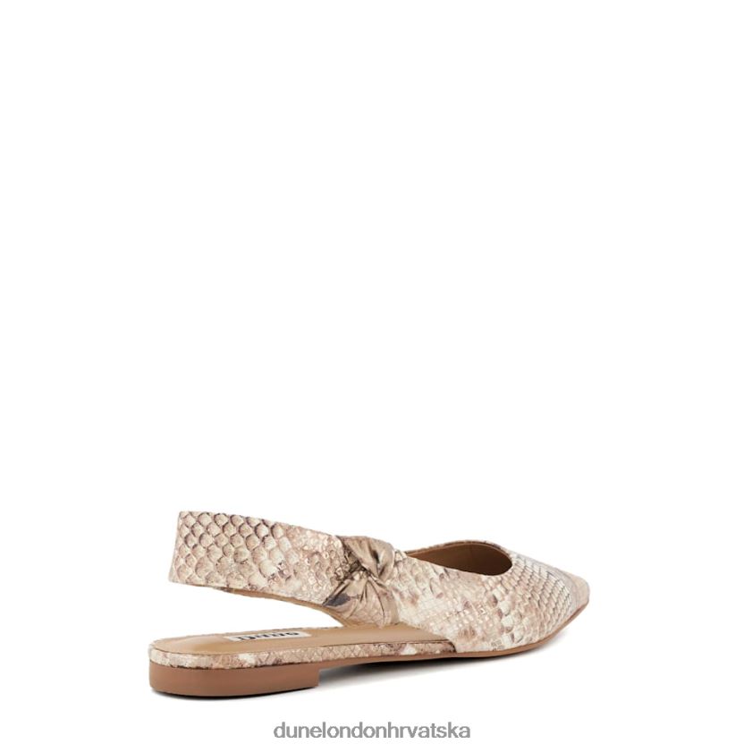 žene kožne ravne baletanke Dune London H2BDNP448 pojačati gmaz