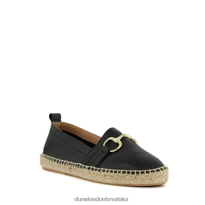 žene ravne espadrile s obrubom Dune London H2BDNP443 guave crno