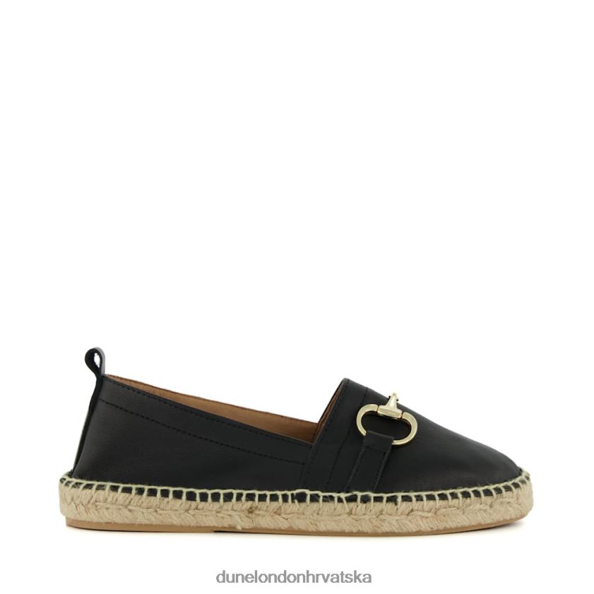 žene ravne espadrile s obrubom Dune London H2BDNP443 guave crno