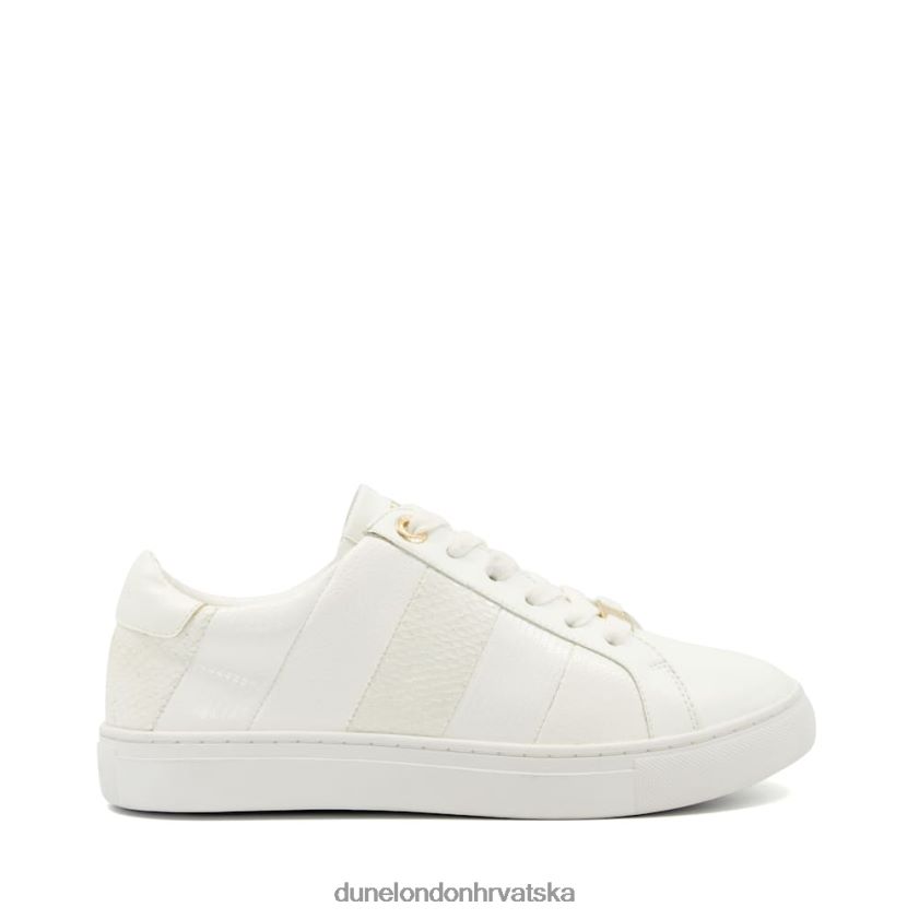 žene široke tenisice na vezanje Dune London H2BDNP471 everleigh bijela