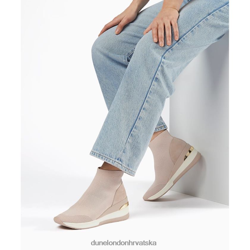 žene široke tenisice srednjeg kroja Dune London H2BDNP508 engleski gola