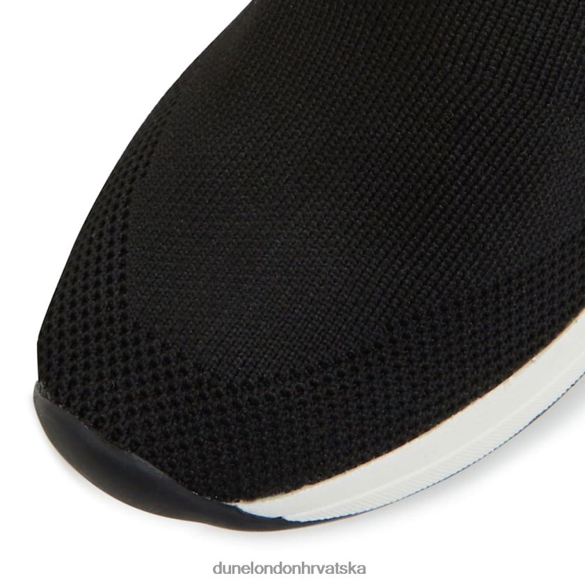 žene mid wedge sock tenisice Dune London H2BDNP579 engleski crno