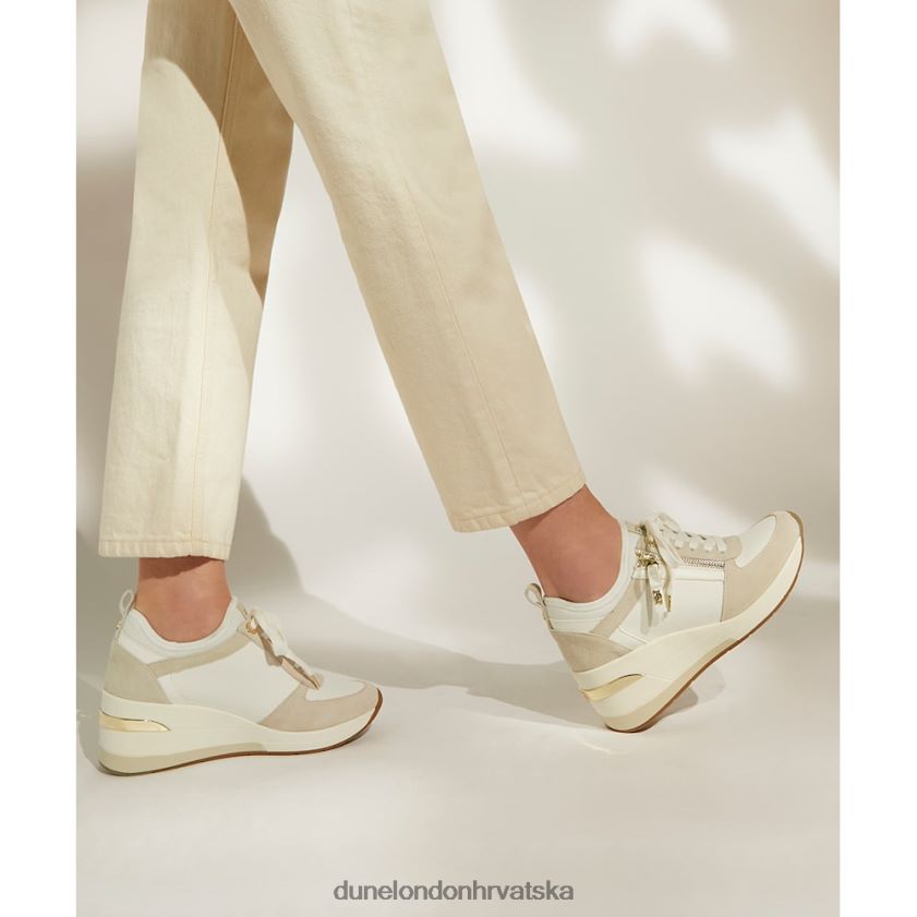 žene tenisice na vezanje na klinu Dune London H2BDNP591 eilin krema