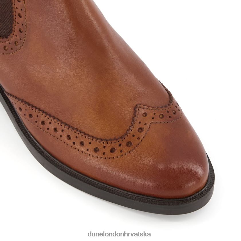 žene chelsea čizme s brogue detaljima Dune London H2BDNP381 potraga preplanuli ten