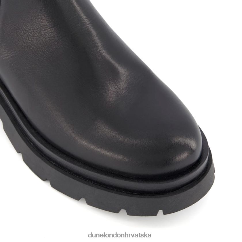 žene gležnjače chelsea s debelim potplatom Dune London H2BDNP371 palmz crno