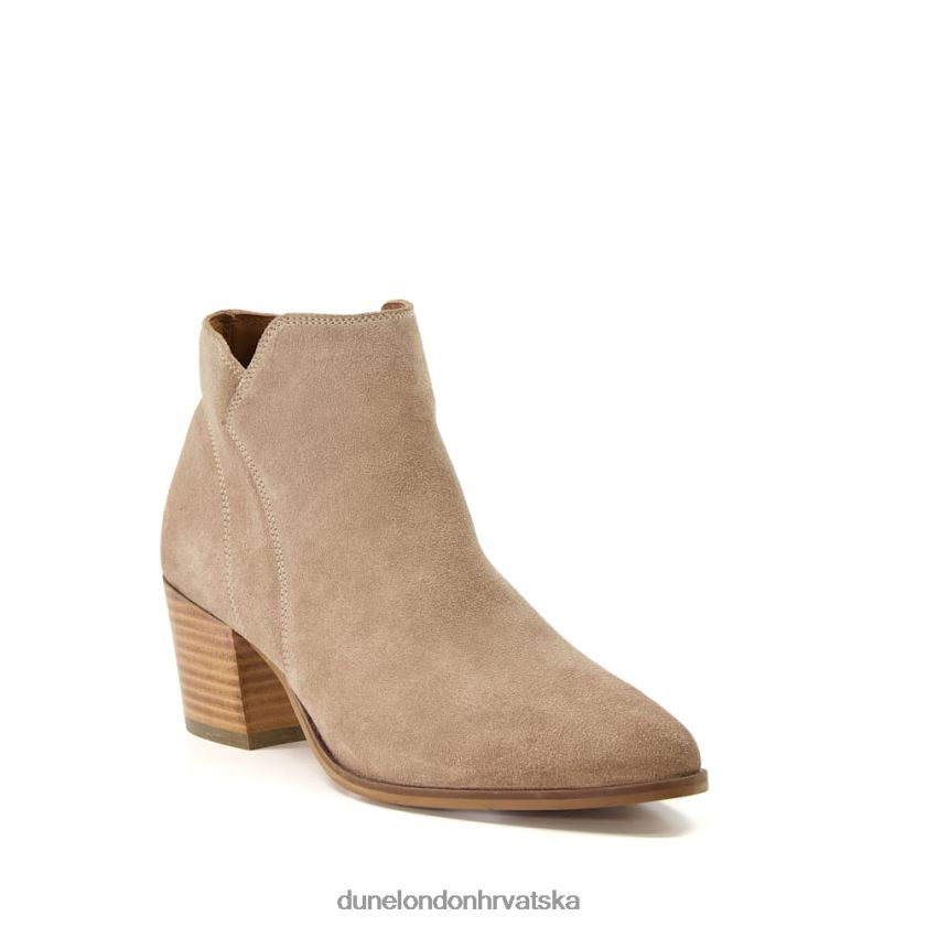 žene gležnjače od brušene kože na petu Dune London H2BDNP527 salon pijesak