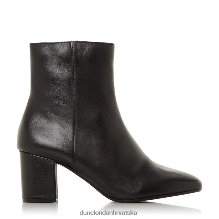 žene gležnjače s četvrtastim vrhom i srednjom petom Dune London H2BDNP612 Oregon crno