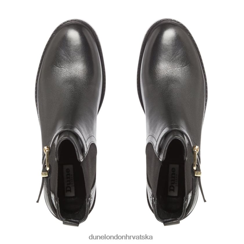 žene gležnjače s kopčom Dune London H2BDNP618 piros crno